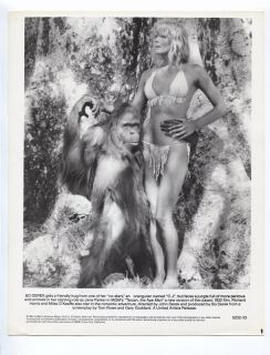  The Ape Man 8x10 Promotional Still Bo Derek Orangutan C J FN
