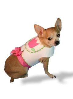 XS Dog Clothes Custom Designer Harness Handmade Tulip