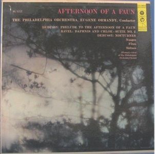 Ormandy Debussy Afternoon of A Faun Masterworks LP