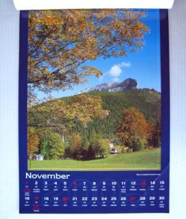 This is a great calendar with beautiful pictures, great for framing