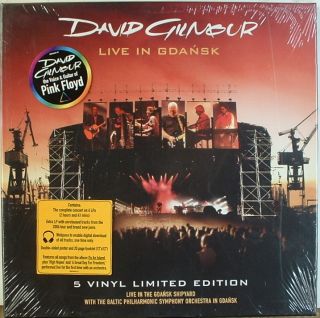 David Gilmour SEALED Live in Gdansk Columbia 5LP Box