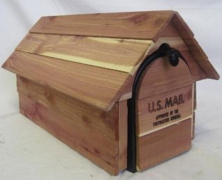 Solar Group CC2R0000 Home Improvement Cedar Wrap Mailbox Wood