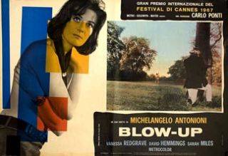  1968 Original Italian Fotobusta Michelangelo Antonioni David Hemmings