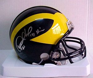 Desmond Howard signed Mini Helmet University of Michigan Heisman