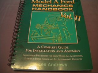 Model A Ford Mechanics Handbook Vol II Slightly Used