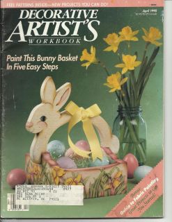 Decorative Artists Workbook Vintage April 1990 Decorative Painting