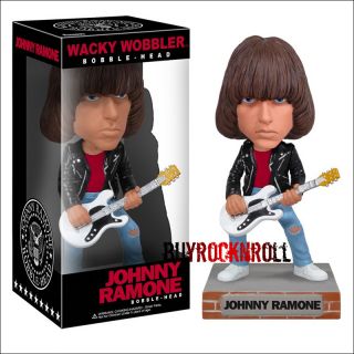 2011 Funko Ramones Johnny & Dee Dee Bobblehead Wacky Wobbler Set
