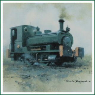 David Shepherd East Somerset Railway Train Print