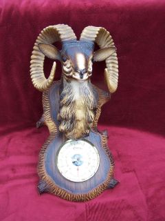 RAM BAROMETER THERMOMETER WALL MOUNT French