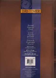 Day Timer 8 1 2 x 11 Personal Organizer System with Z