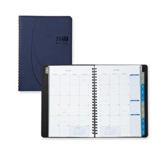 Day Timer Monthly Planner,Journal,2PPM,6 1/8x8 3/4x5/8,Blue, 2013