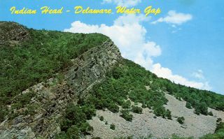 Delaware Water Gap PA Indian Head Rock FM PA Side Kost