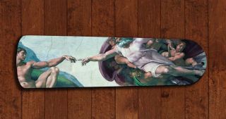 Michelangelo Creation of Adam Ceiling Fan (5) BLADES Fits 42  52 God