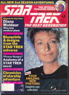 Star Trek The Next Generation 8 Diana Muldaur Starship Blueprints