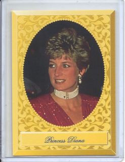 Princess Diana 1993 Press Pass Collectible Card The Royal Family Set