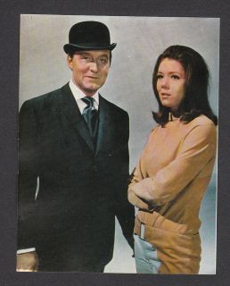 The Avengers Diana Rigg Patrick McNee TV Series 1968 Spanish Card