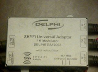 Delphi SA10003 SKYFi 2 XM Satellite Radio FM Modulator