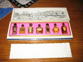   Imported Miniature French Perfumes Parfums de France 1950s 1960s