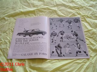 1961 SF 49ers vs Detroit Lions w/ Dick Lane, Karras, Cassady, Morrall