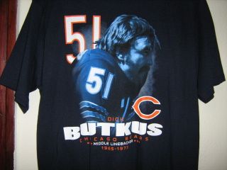  Dick Butkus Chicago Bears T Shirt