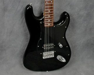 Fender Squier Tom Delonge Stratocaster Guitar, Blink 182, Black
