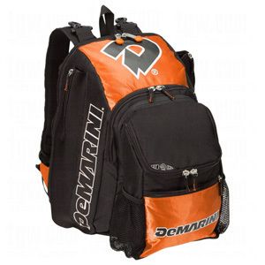 New DeMarini Voodoo Bat Pack Backpack Bat Bag WTA9401 Black Orange