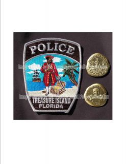  Island Police Department Patch Challenge Coin Combo Deal
