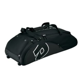  New Model DeMarini Vendetta Bag on Wheels Black Holds 6 Bats