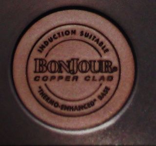 Bonjour 2 5 Quart Copper Clad Covered Saucier Pan When Only The Best