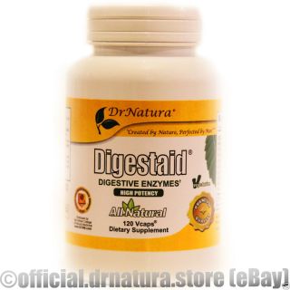 Digestaid High Potency Digestive Enzymes by Dr Natura