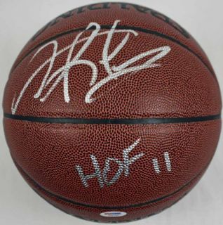 Bulls Dennis Rodman HOF 11 Authentic Signed Basketball PSA DNA