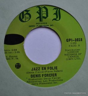 Denis Forcier Jazz En Folie 7 Record Quebec 1967 °