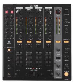 Denon DJ DN X1100 Professional 4 Channel Tabletop or Rackmount Mixer