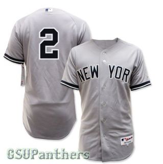 2012 Derek Jeter Authentic on Field New York Yankees Road Jersey Sz 40