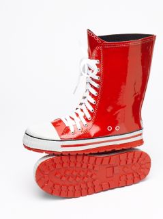 Red Dinger Boots Childrens Short Wellies Size 12 Unisex Gardening Rain