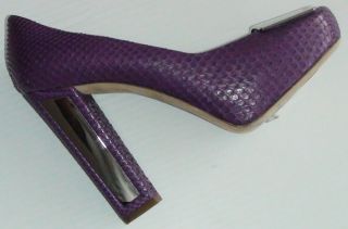 CHRISTIAN DIOR Exotic Purple Snake Skin Shoes Pumps ~ Size 6 36 ~ MSRP