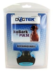 New DOGTEK Pulse No Bark Rechargeable Waterproof Collar Lightweight