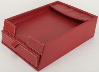 Red Letter Document Mail Paper Office Home Desk Tray