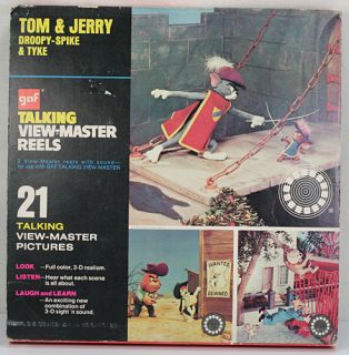 SETS 1973 GAF TALKING VIEW MASTER REELS WINNIE THE POOH & TOM & JERRY