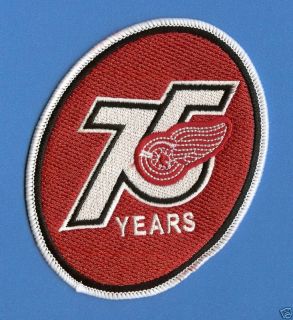 Detroit Red Wings NHL 75th Anniversary Jersey Patch