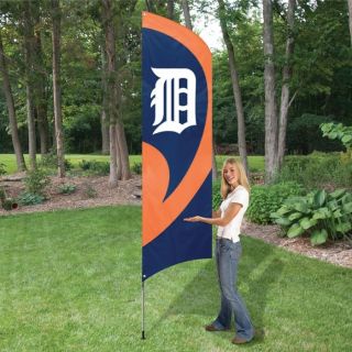 mlb team flag with pole detroit tigers proudly display your favorite