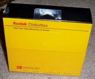 Kodak Diskettes 1S 2D 5 1 4 Diskettes 10 Pack SEALED 5 25 Diskettes