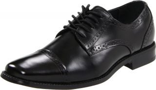 Stacy Adams Mens Delmont Black Leather Oxford Dress Shoe 20123
