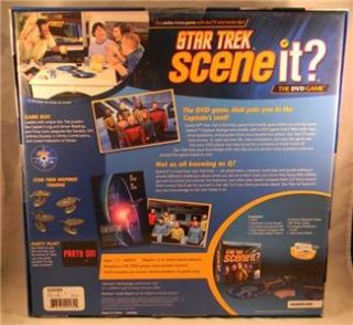 Star Trek Scene It DVD Game Boardgame 2+ Players Ages 13+ Television