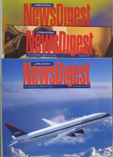 Issues People of DELTA Air Lines News Digest 1995 1997 1999