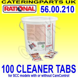  ** Rational combi oven cleaning tabs 56.00.210 cleaner tablets x 100