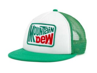 Mountain Dew Foam Trucker Snapback Hat Cap New RARE Green Adjustable