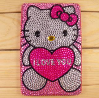 Hello Kitty Crystal Bling Diamond Cover Case for  Kindle Fire