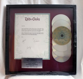 Dixie Chicks   Autographed Personalized Letter @ Award w/ COA