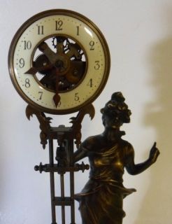 Diana Skeletonized Mystery Swinger Clock Newest Model